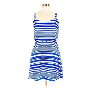 Rue 21 Blue and White Striped Tank Dress